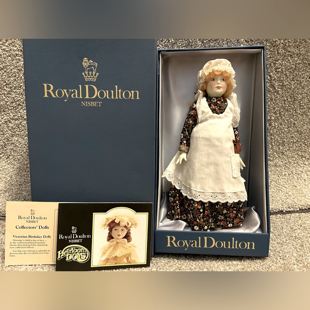 Royal Doulton, Porcelain China Doll, Wednesday’s Doll